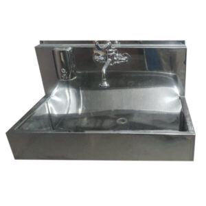 Single Tap Hanging Scrub Sink - Stainless Steel